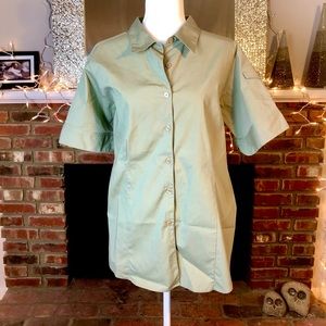 Venezia Jeans Plus Size Button Up Shirt, Size 18